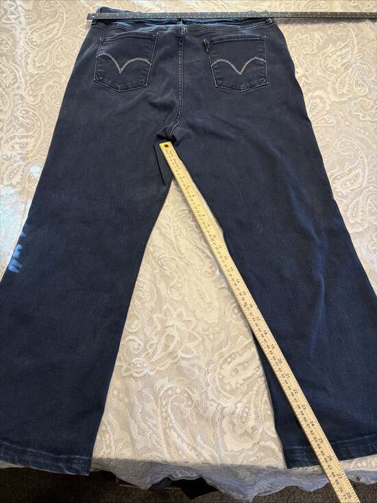 Levi's Other - Levi's 512 Jeans Womens 18m Dark Wash Perfectly Slimming Bootcut 36”W/ 30” L